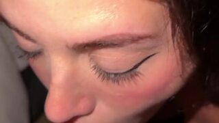 Emily Black Sucks Her Boyfriend’s Cock And Cums On Face